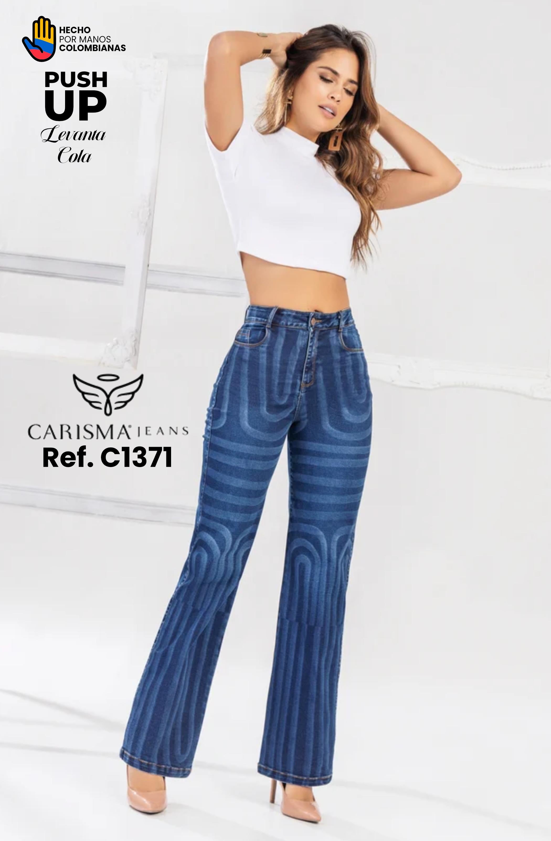 Ref. 070 -C1371 PANTALÓN JEANS CON BOLSILLOS