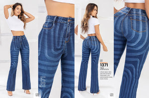 Ref. 070 -C1371 PANTALÓN JEANS CON BOLSILLOS - Ropa Colombiana