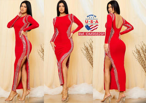 Ref. 003 -IDM9682SP Vestido de Fiesta Corto - Ropa Colombiana