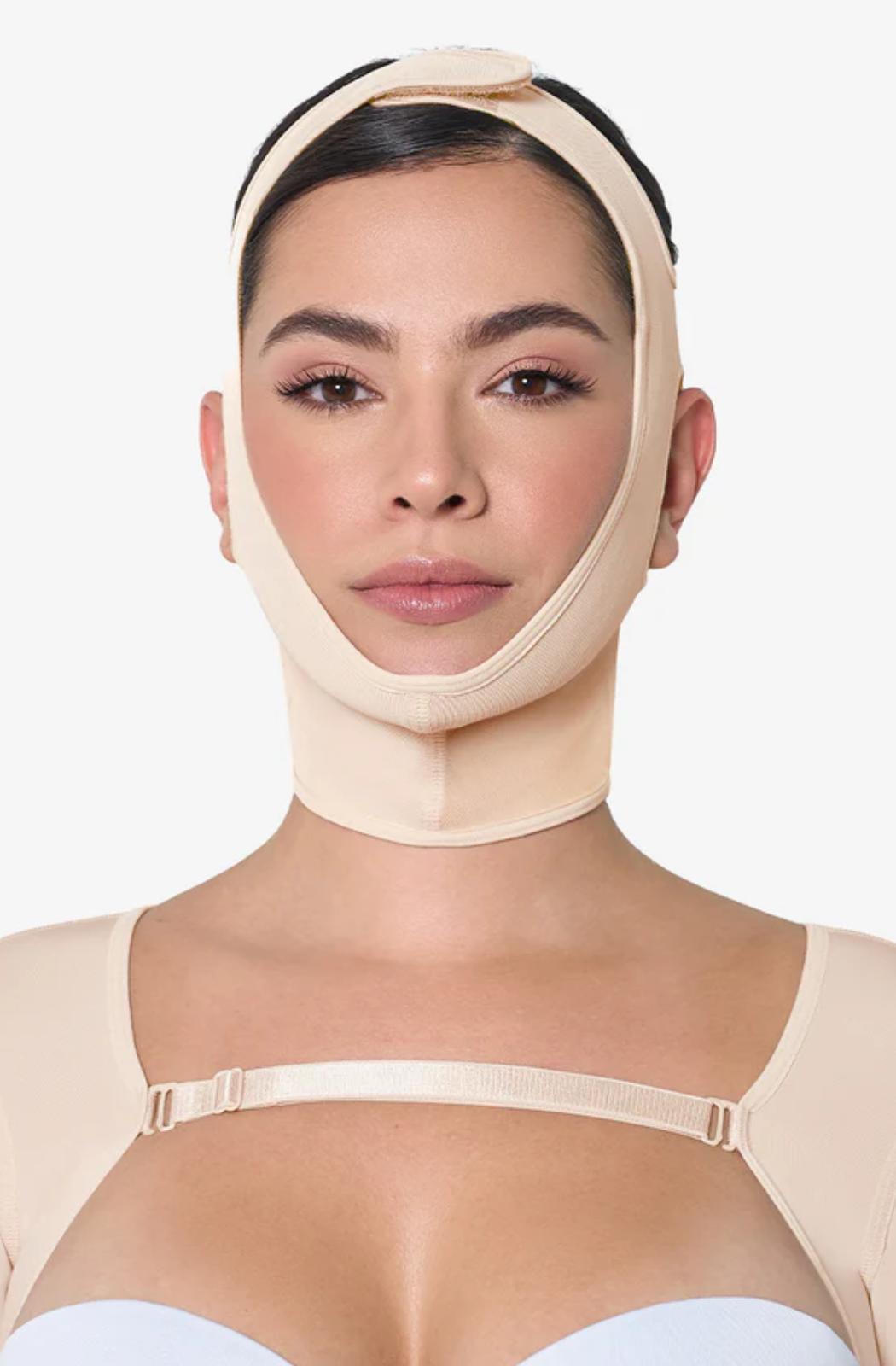 Ref. 019 -9010-4 Mentonera Faja Colombiana uso Postquirúrgico - Ropa Colombiana