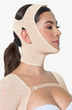 Ref. 019 -9010-4 Mentonera Faja Colombiana uso Postquirúrgico - Ropa Colombiana