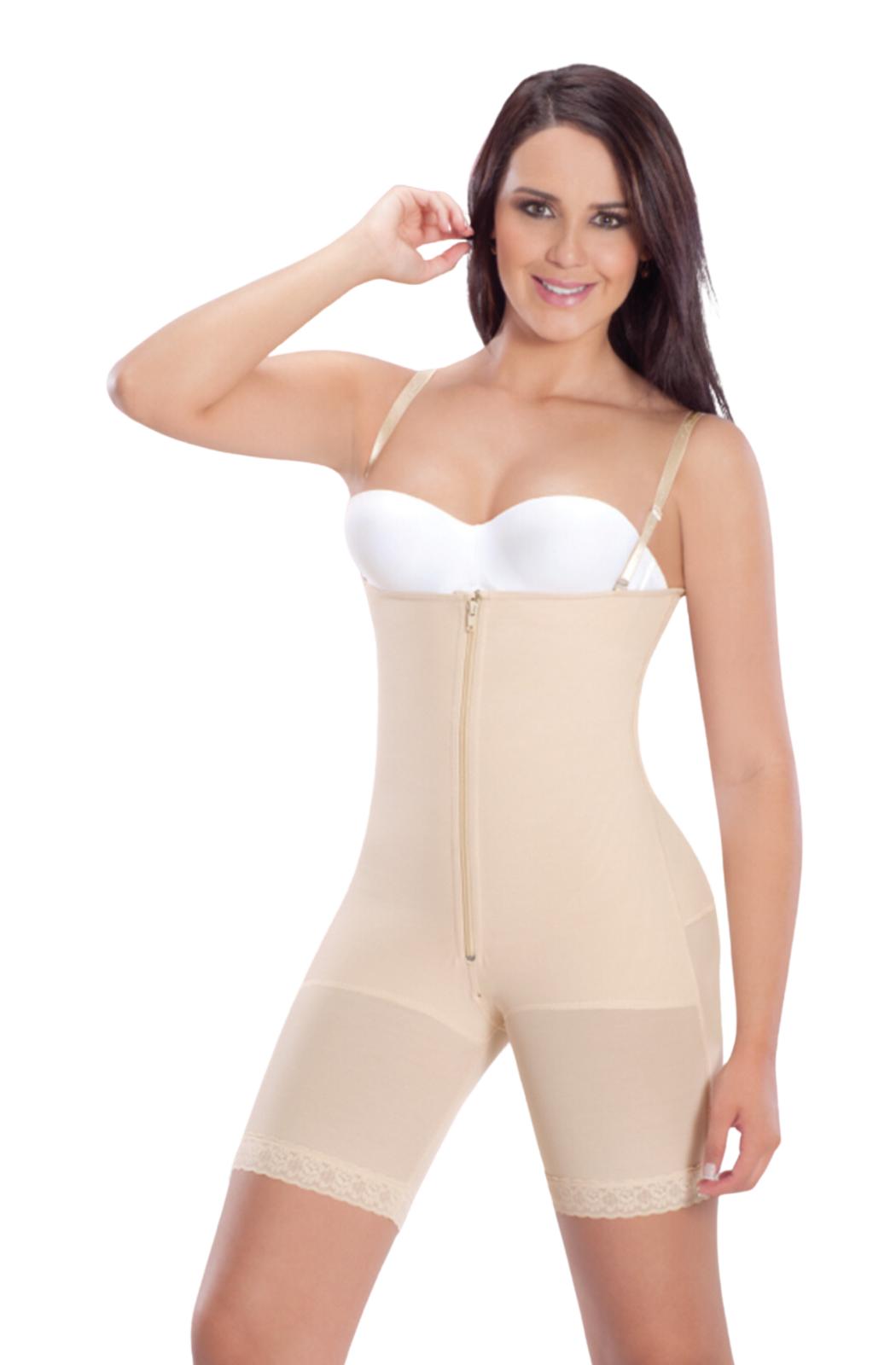 Ref. 019 -9107 Faja Medio Muslo Con Cierre Frontal - Ropa Colombiana