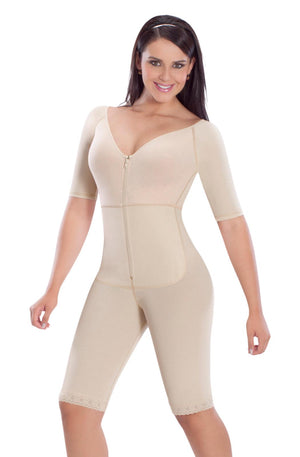 Ref. 019 -9162 Faja Postquirúrgica de Alta Compresión con Mangas - Ropa Colombiana
