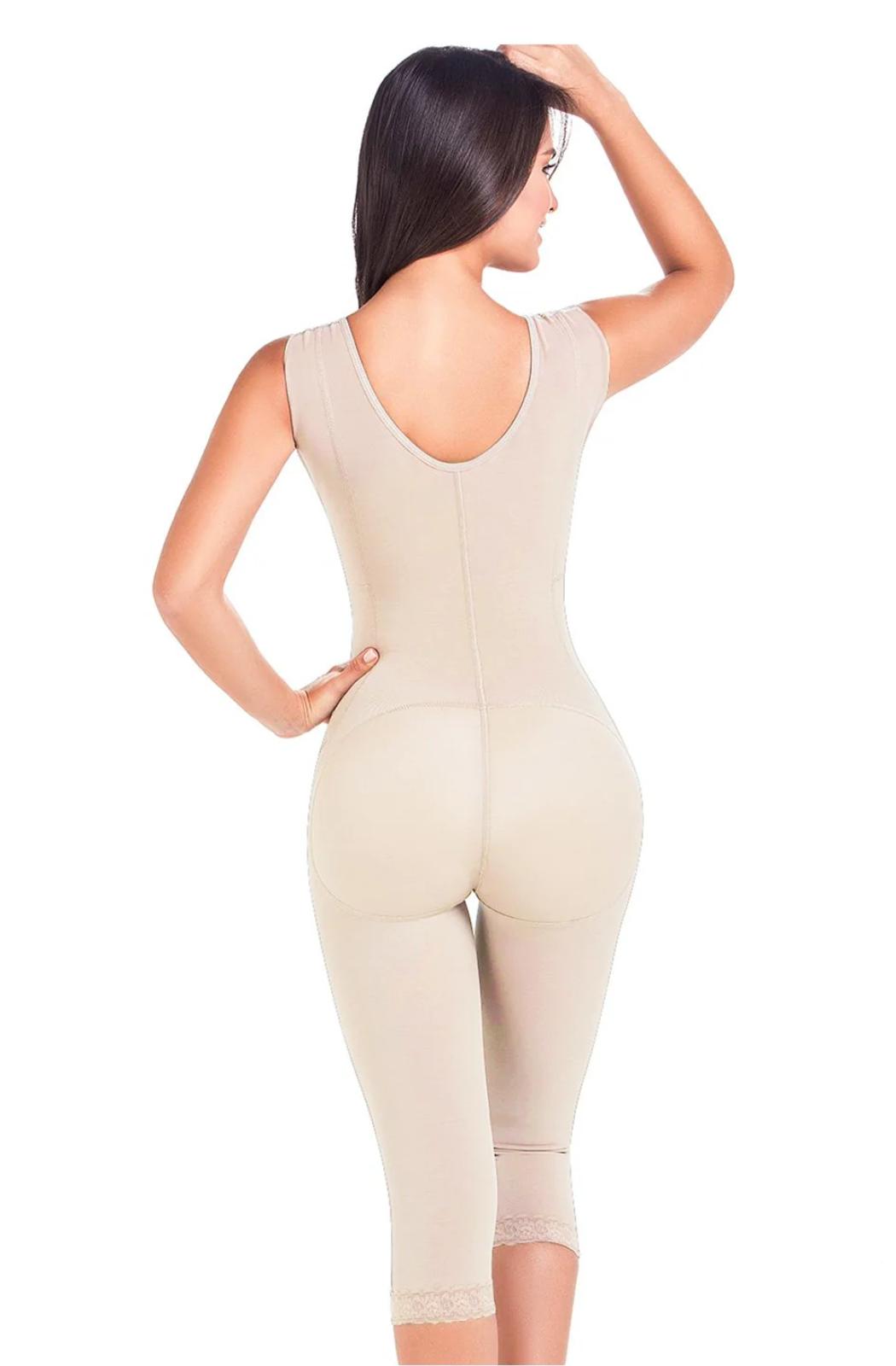 Ref. 019 -9262 Faja Postquirúrgica Tipo Capri Con Brasier - Ropa Colombiana