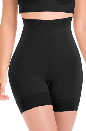 Ref. 019 -9549 Short Levanta Cola Talle Alto Con Control De Abdomen - Ropa Colombiana