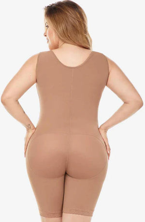 Ref. 019 -FQ100 Faja Postquirúrgica - Postparto Medio Muslo - Ropa Colombiana