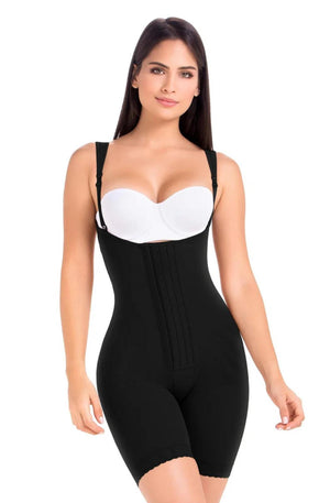 Ref. 019 -FQ100 Faja Postquirúrgica - Postparto Medio Muslo - Ropa Colombiana