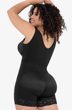 Ref. 019 -FQ102 Faja Corta con Brasier Levanta Cola Postquirúrgica - Ropa Colombiana