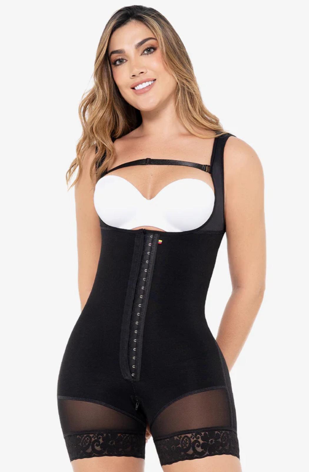 Ref. 019- FQ105 -9478 Faja Posquirúrgica Media Pierna - Ropa Colombiana