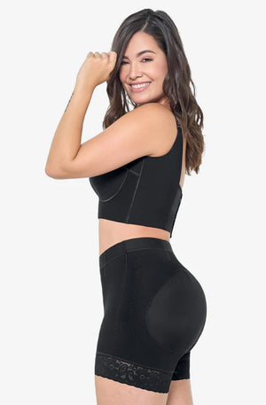 Ref. 019 -FU101 Short Moldeador Con Realce De Cadera - Ropa Colombiana