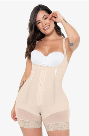 Ref. 019 -FU127-FJ127SR Faja Corta con Varillas en Powernet - Ropa Colombiana