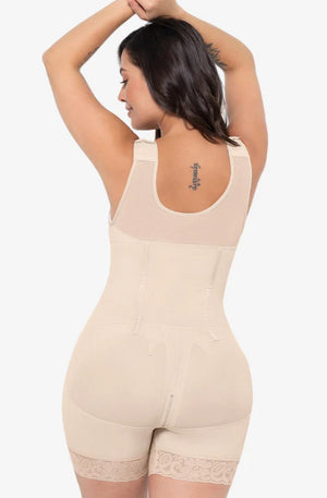 Ref. 019 -FU127-FJ127SR Faja Corta con Varillas en Powernet - Ropa Colombiana