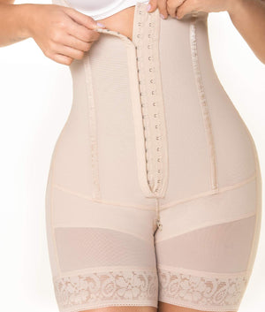 Ref. 019 -FU127-FJ127SR Faja Corta con Varillas en Powernet - Ropa Colombiana