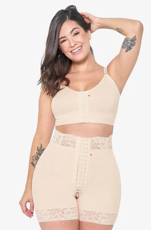 Ref. 019 -FU143 Short talle medio, control fuerte - Ropa Colombiana