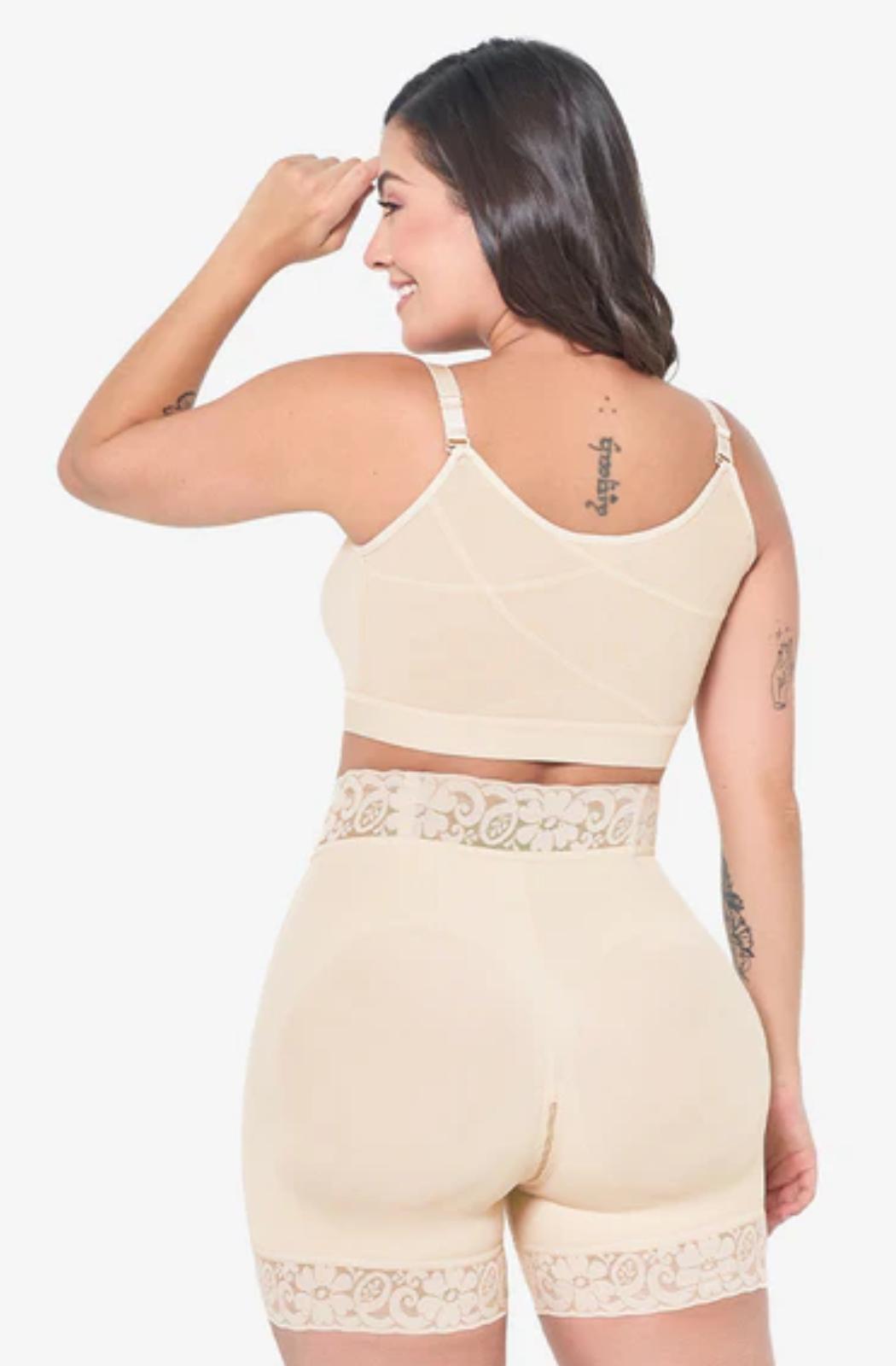 Ref. 019 -FU143 Short talle medio, control fuerte - Ropa Colombiana