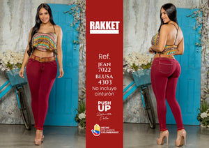 Ref. 006 -7022 Jean levantacola - Ropa Colombiana