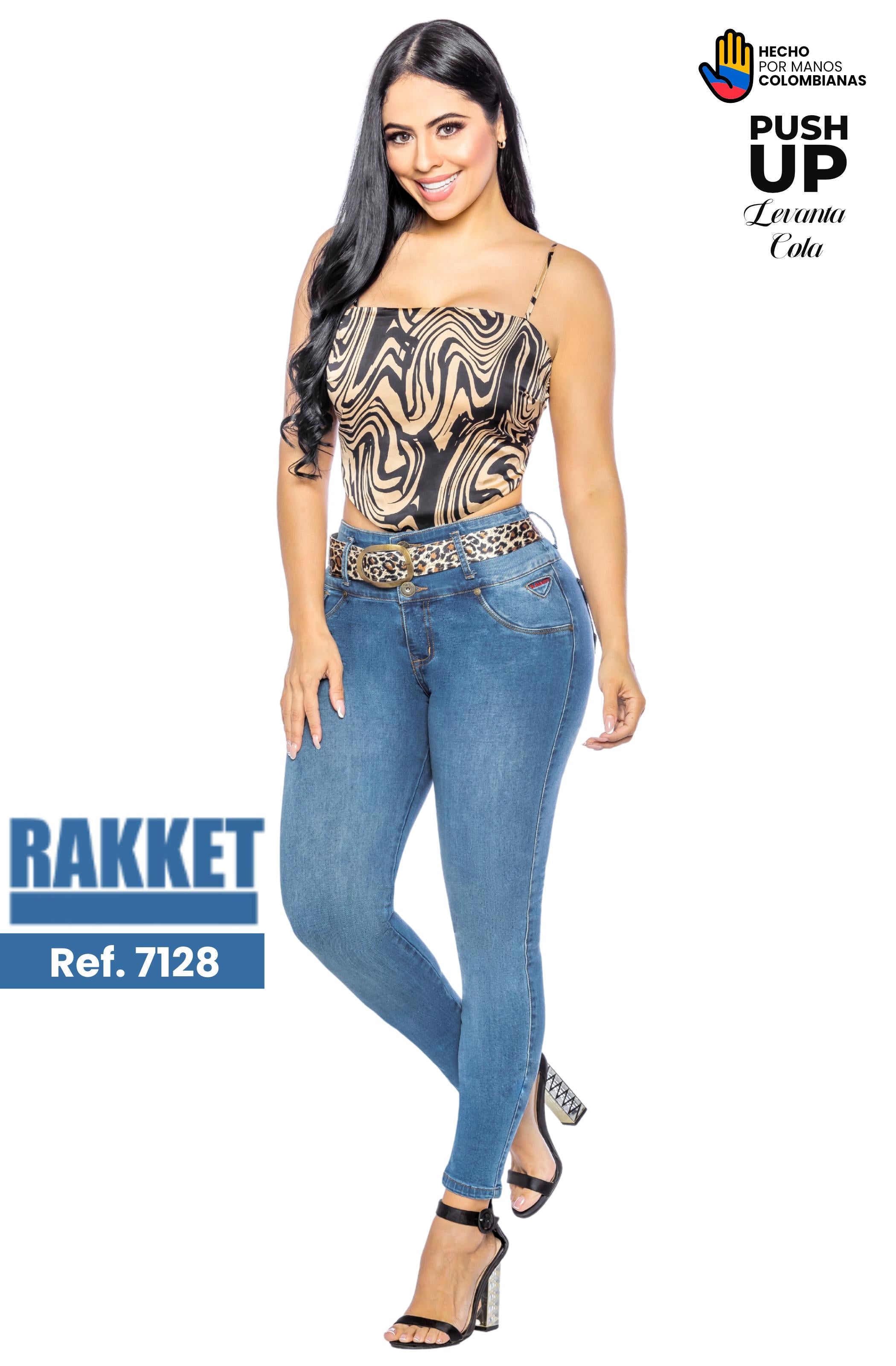 Ref. 006 -7128 Colombian Push up Jeans