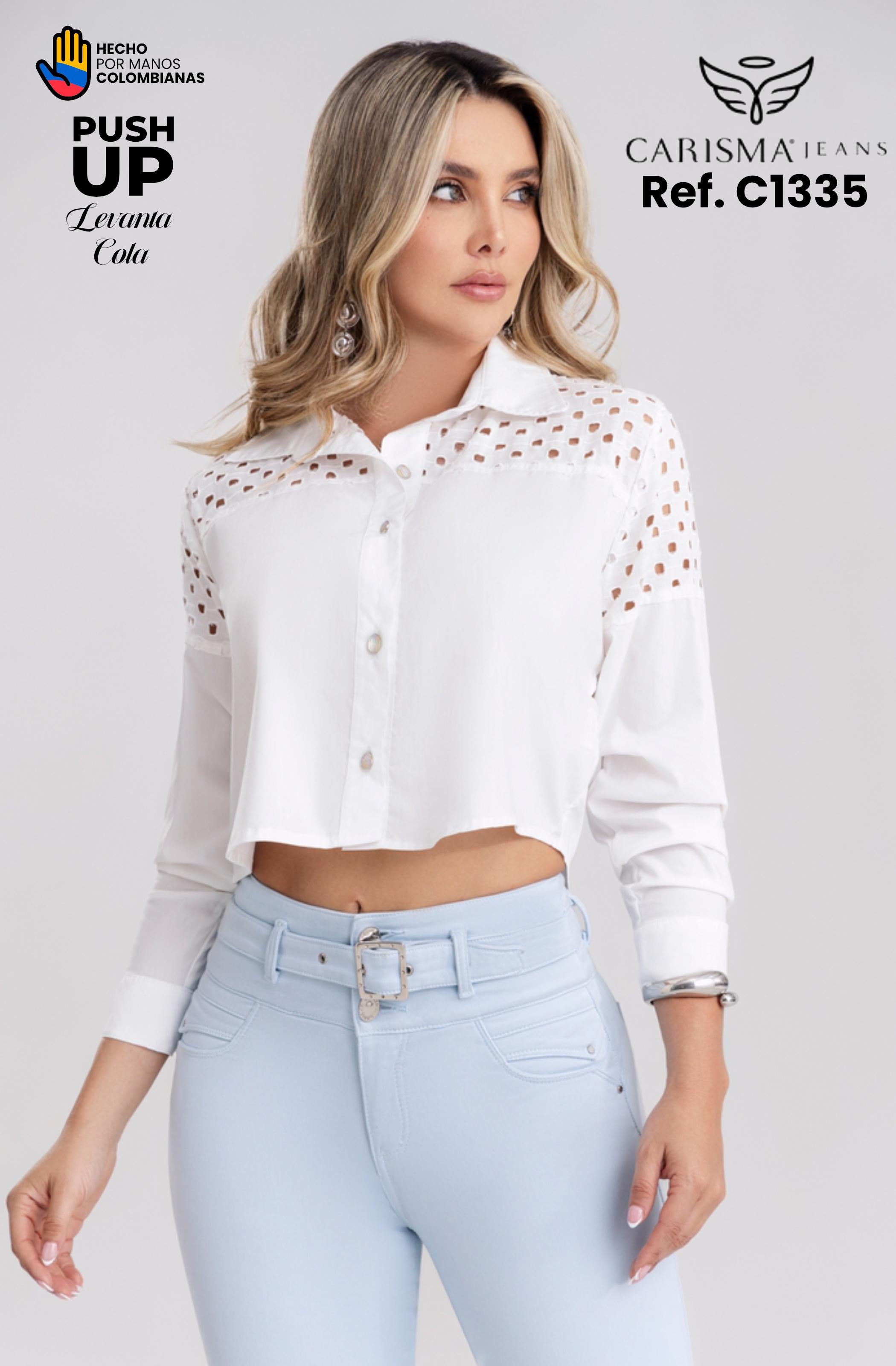 Ref. 070 -C1335 Jean levantacola - Ropa Colombiana