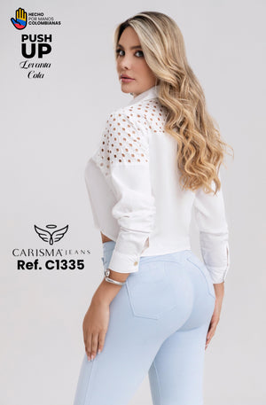 Ref. 070 -C1335 Jean levantacola - Ropa Colombiana