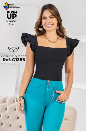 Ref. 070 -C1356 Jean push up - Ropa Colombiana