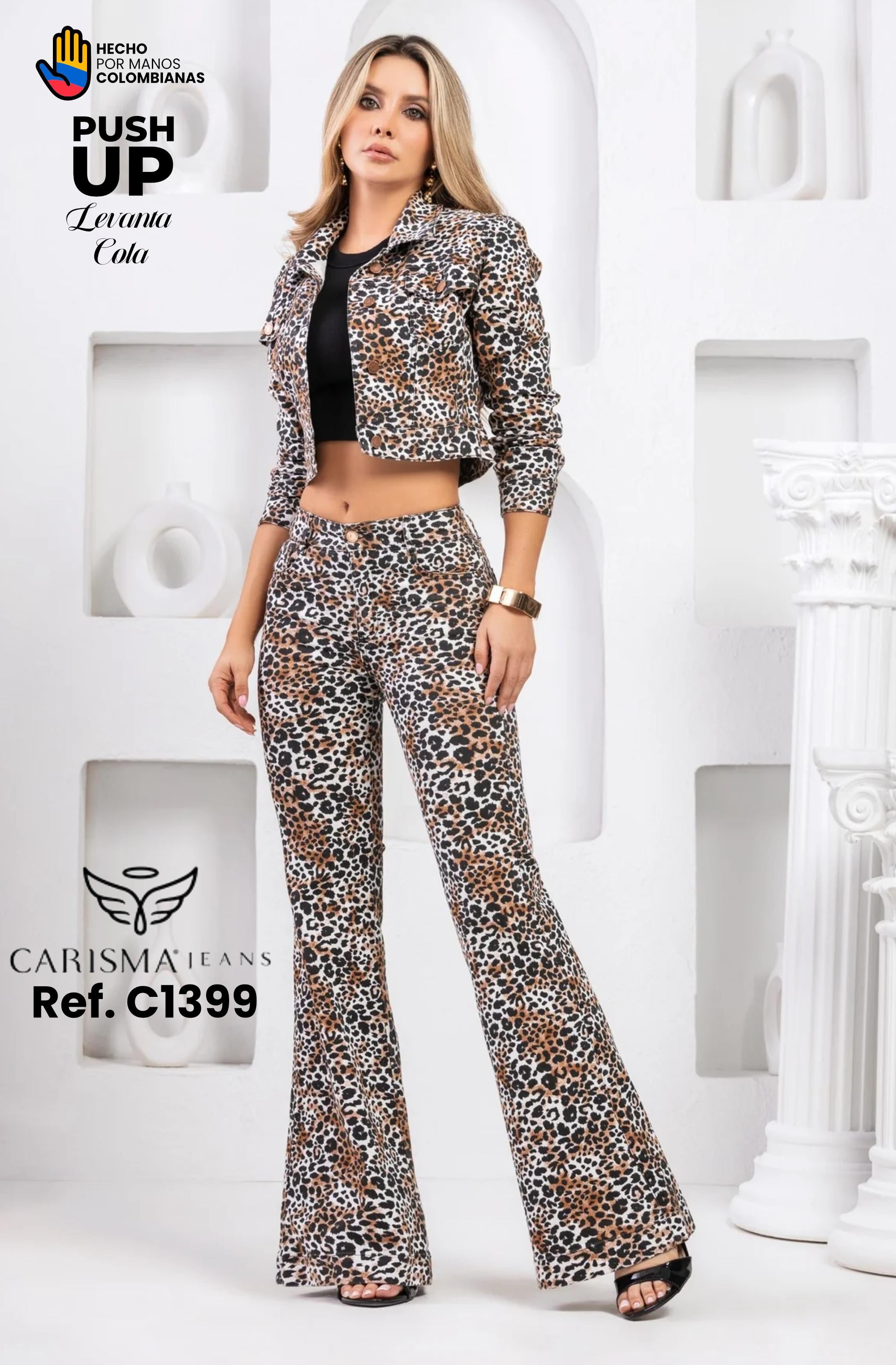 Ref. 070 -C1399 Jean levantacola - Ropa Colombiana