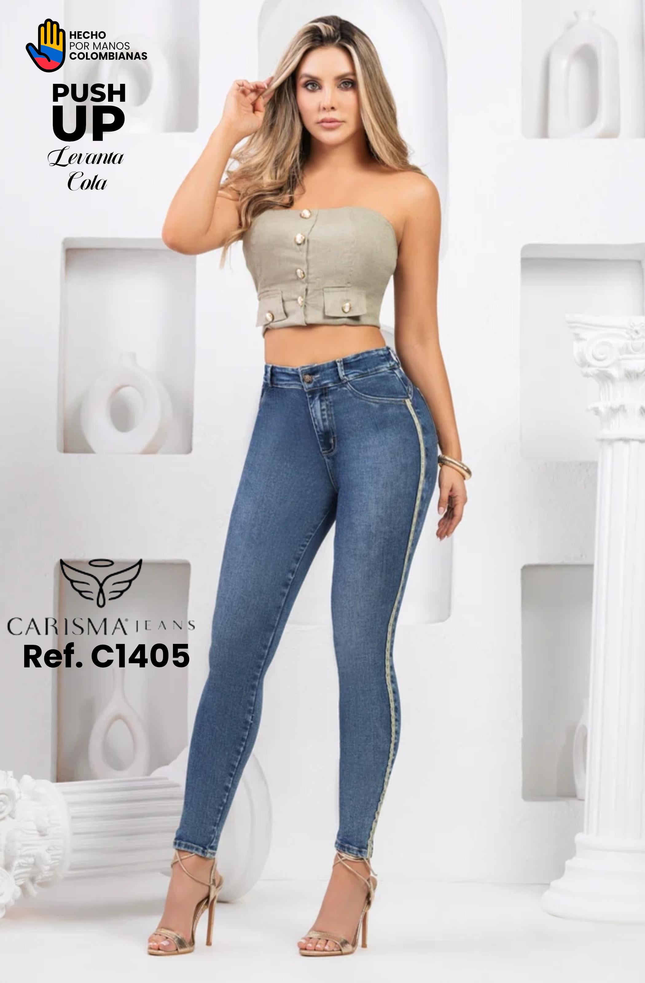 Ref. 070 -C1405 Push-up jeans