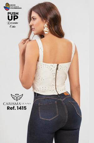 Ref. 070 -1415 Jeans Push Up Colombiano - Ropa Colombiana