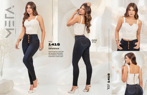 Ref. 070 -1415 Jeans Push Up Colombiano - Ropa Colombiana
