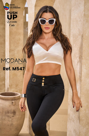 Ref. 077 -M547 Jean Push up - Ropa Colombiana