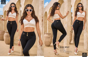 Ref. 077 -M547 Jean Push up - Ropa Colombiana
