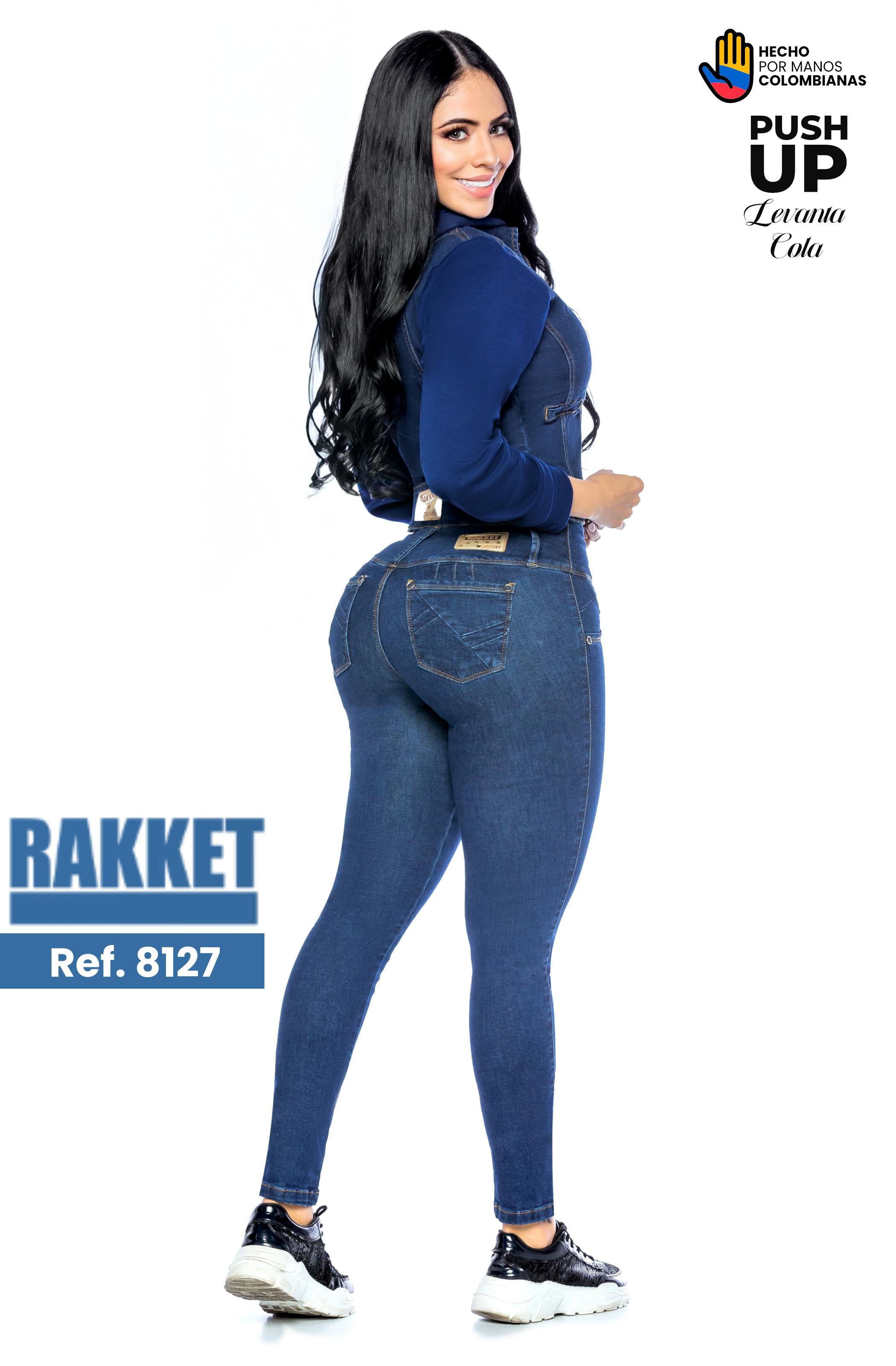 Ref. 006 -8127 Conjunto de Jean Push Up y Chaqueta - Ropa Colombiana
