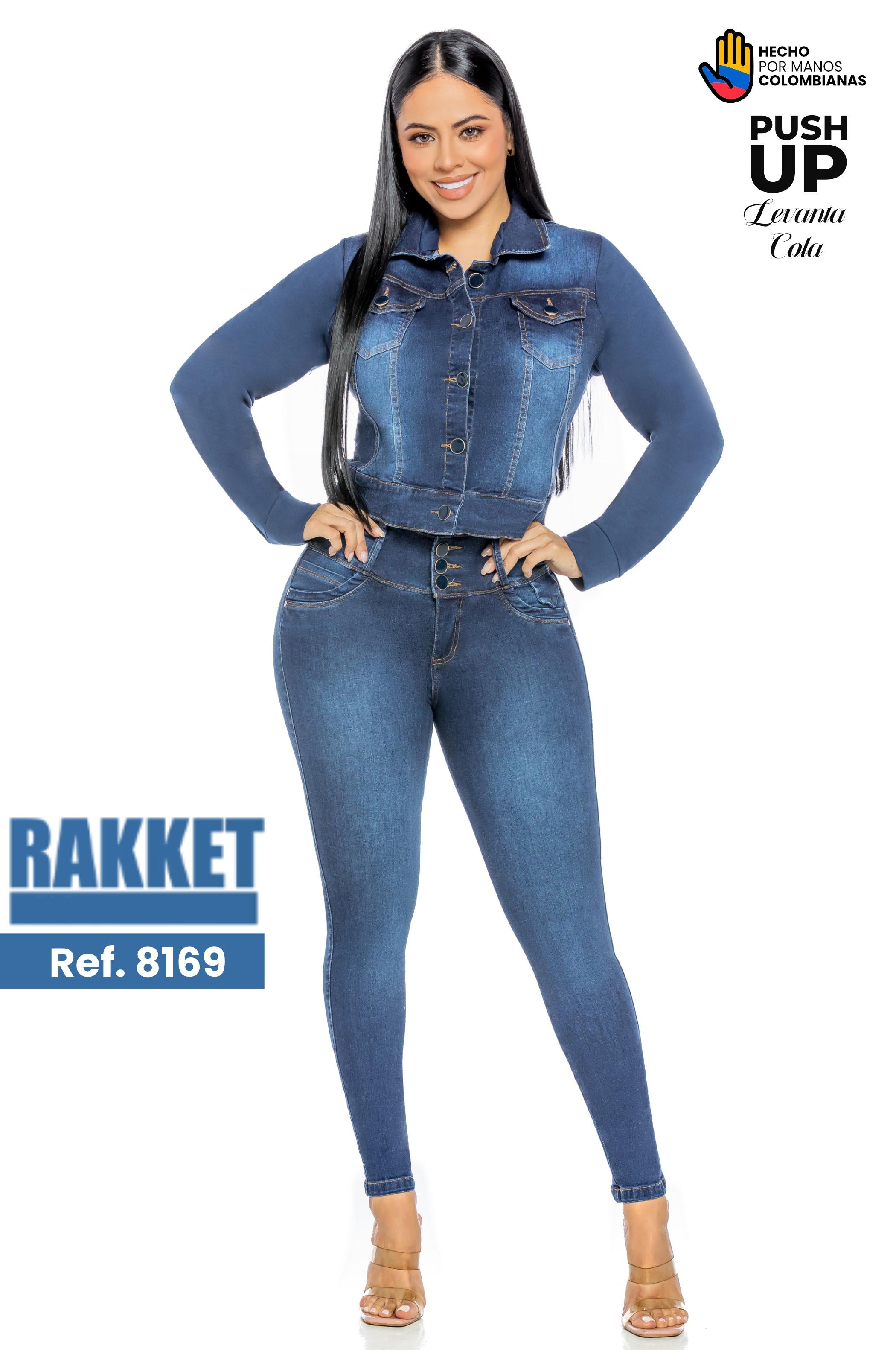 Ref. 006 -8169 Conjunto Colombiano Levantacola - Ropa Colombiana