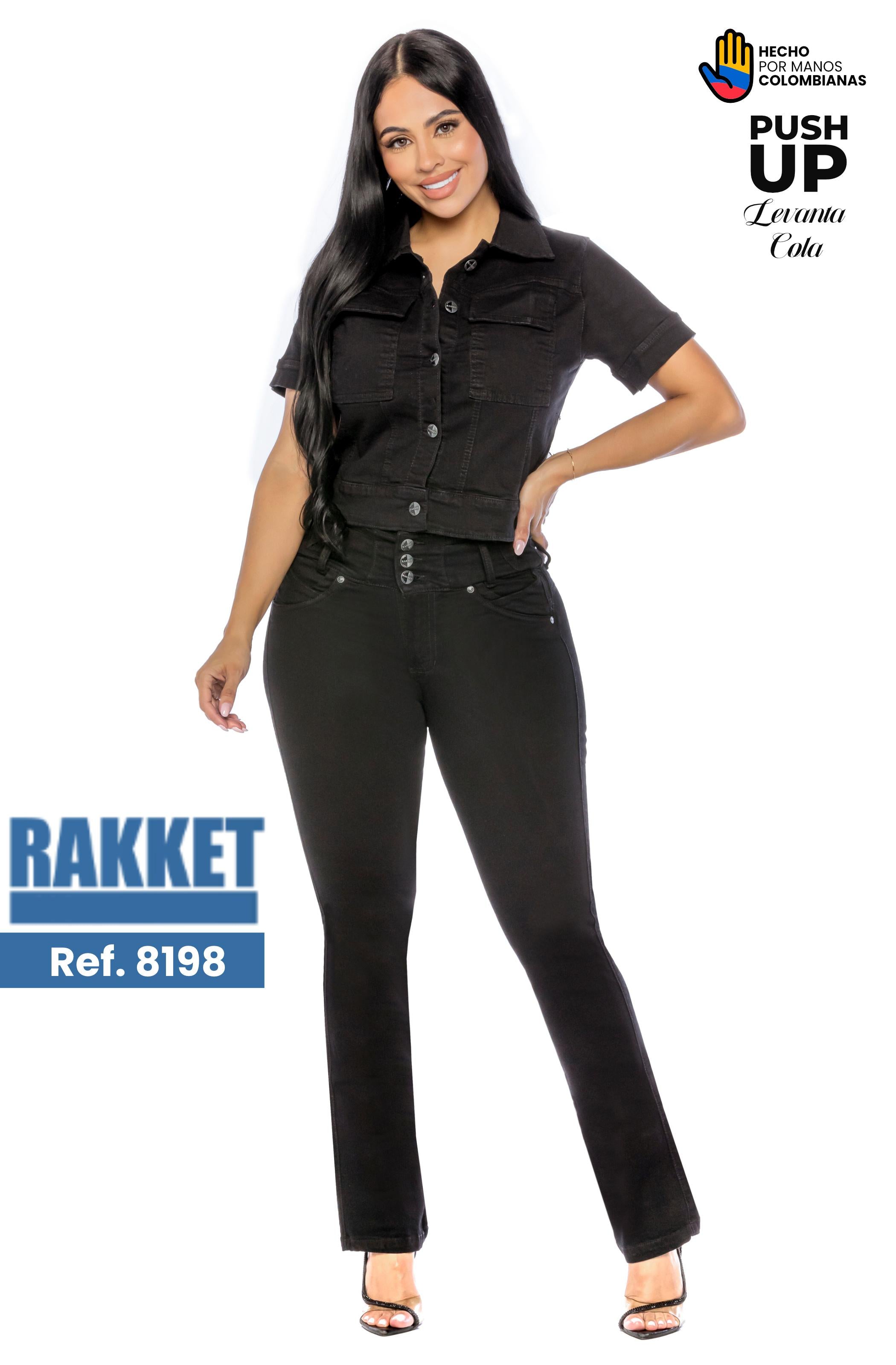 Ref. 006 -8198 Conjunto de Jean Push Up y Chaqueta