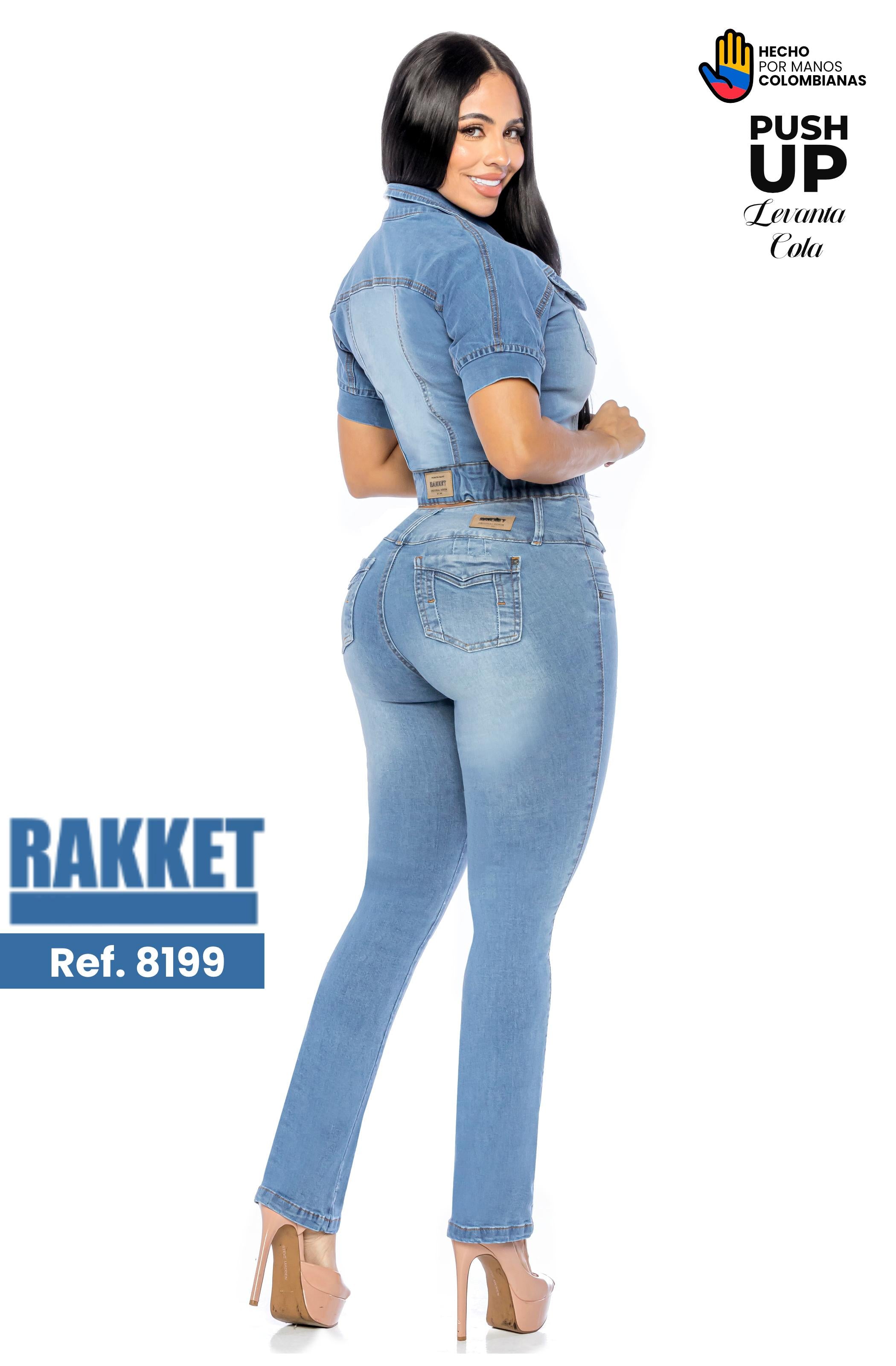 Ref. 006 -8199 Push Up Jean and Jacket Set