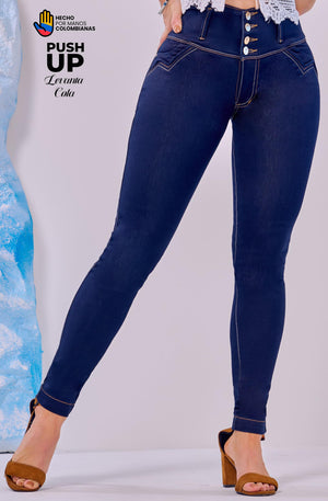 Ref. 10255 -L5225 Jean Push Up Colombiano - Ropa Colombiana