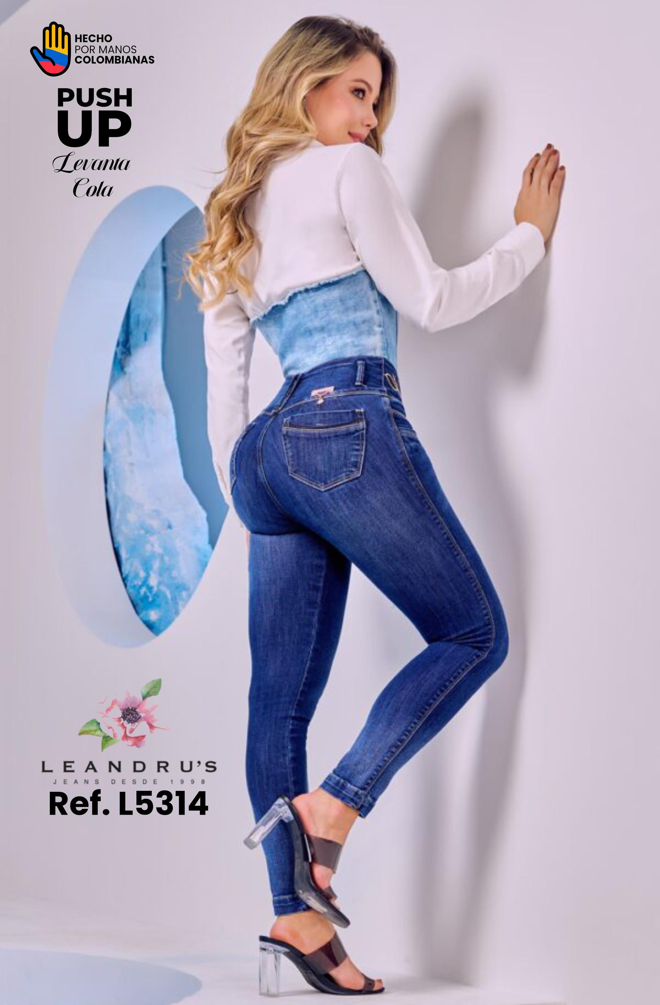 Ref. 10255 -L5314 Jean Push Up Colombiano - Ropa Colombiana