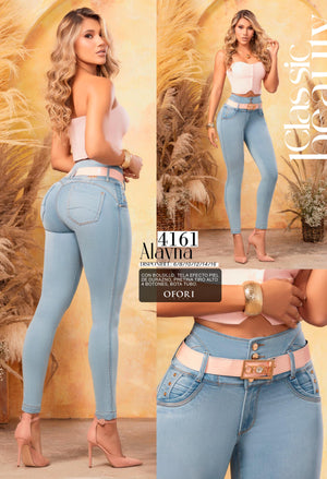 Ref. 8521447 -4161 ALAYNA Jeans Push Up Colombianos - Ropa Colombiana