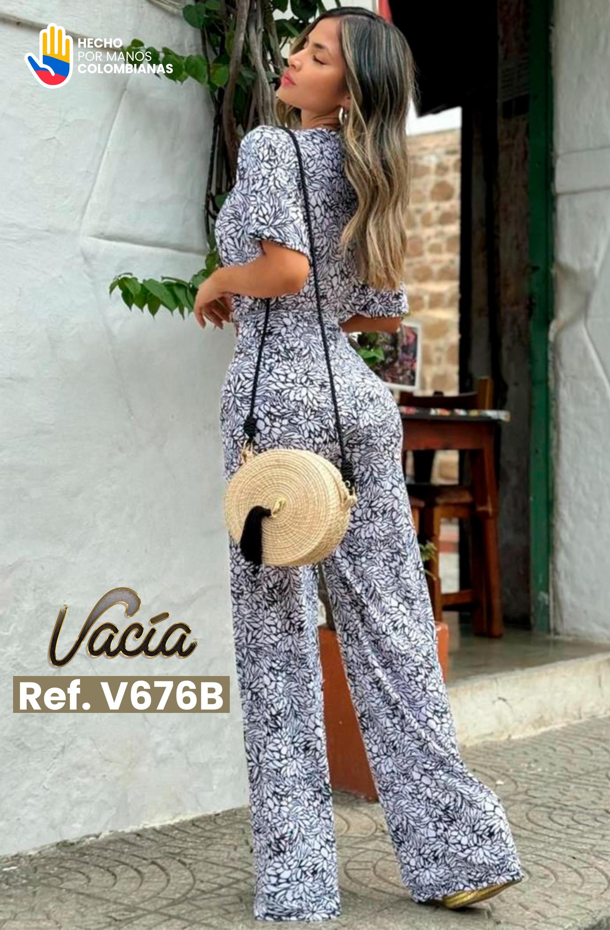 Ref. 049 -V676B Enterizo de Fiesta Largo - Ropa Colombiana