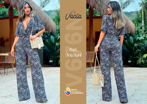 Ref. 049 -V676N Enterizo de Fiesta Largo - Ropa Colombiana