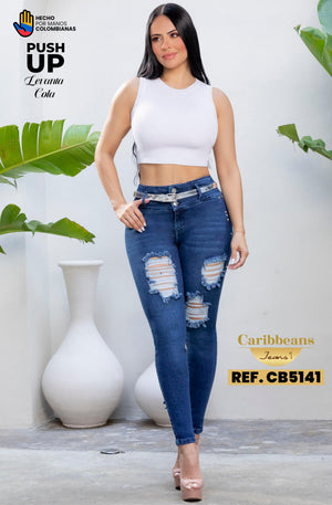 Ref. 041 -CB5141 Jean Push Up Colombiano - Ropa Colombiana