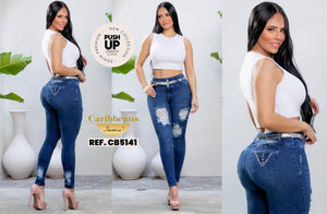Ref. 041 -CB5141 Jean Push Up Colombiano - Ropa Colombiana