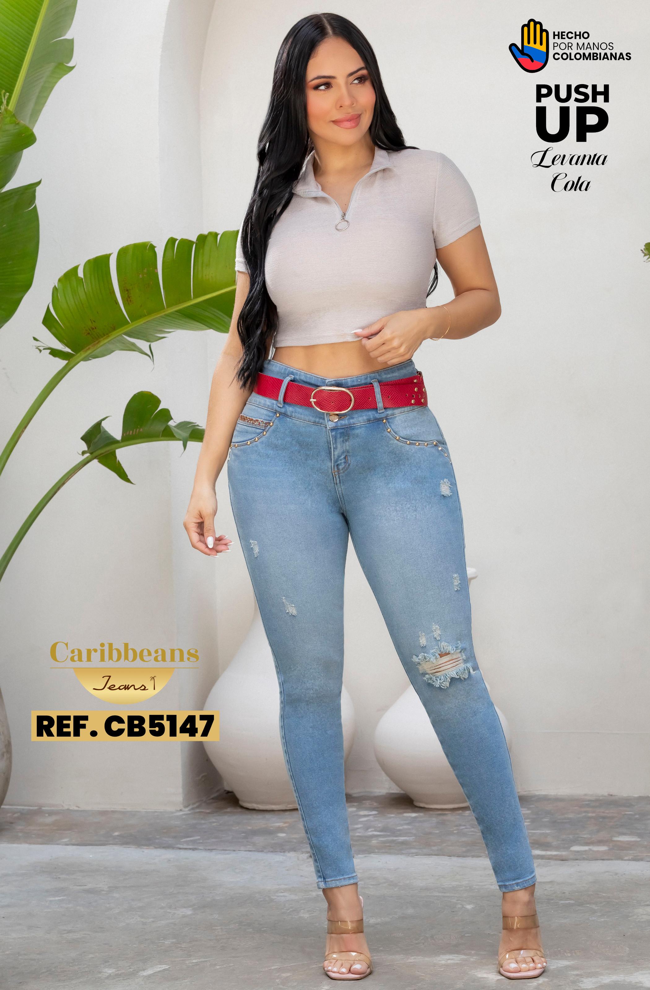 Ref. 041 -CB5147 Jean Push Up Colombiano - Ropa Colombiana