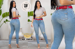Ref. 041 -CB5147 Jean Push Up Colombiano - Ropa Colombiana