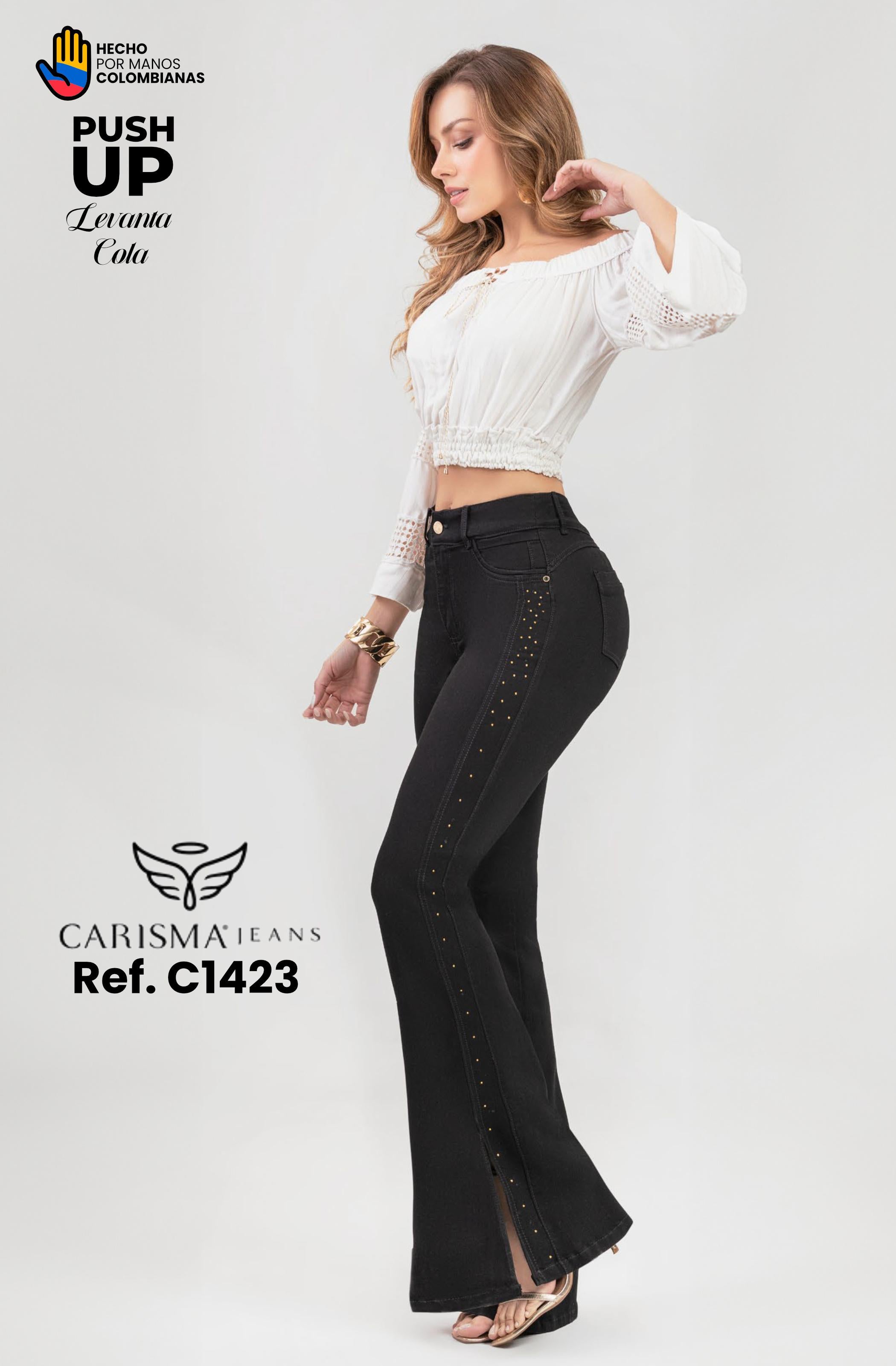 Ref. 070 -C1423 Jean Colombiano Push Up - Ropa Colombiana
