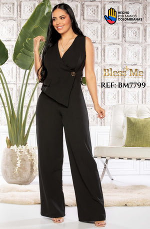 Ref. 5214002 -BM7799 Enterizo Largo Colombiano - Ropa Colombiana