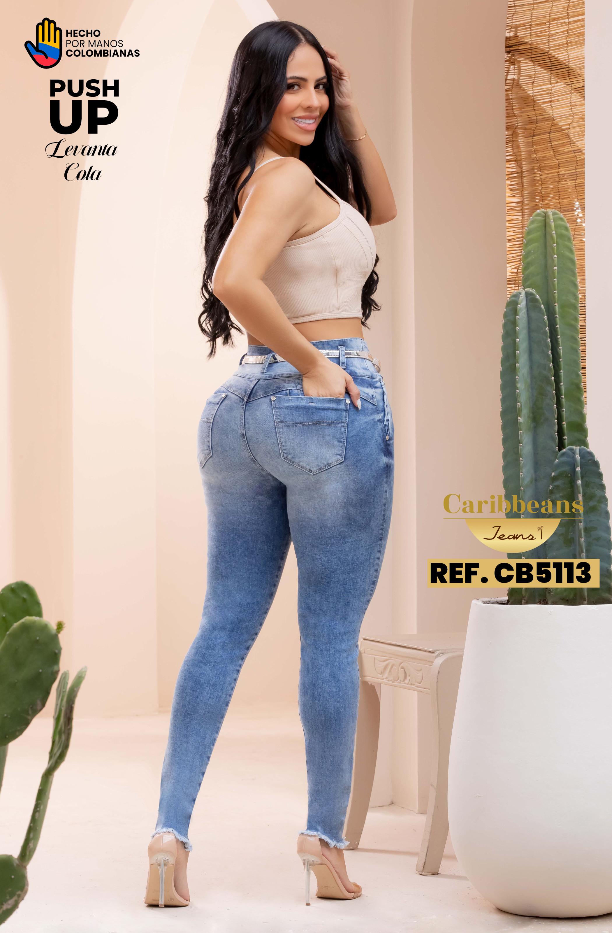 Ref. 041 -CB5113 Jean colombiano push up - Ropa Colombiana