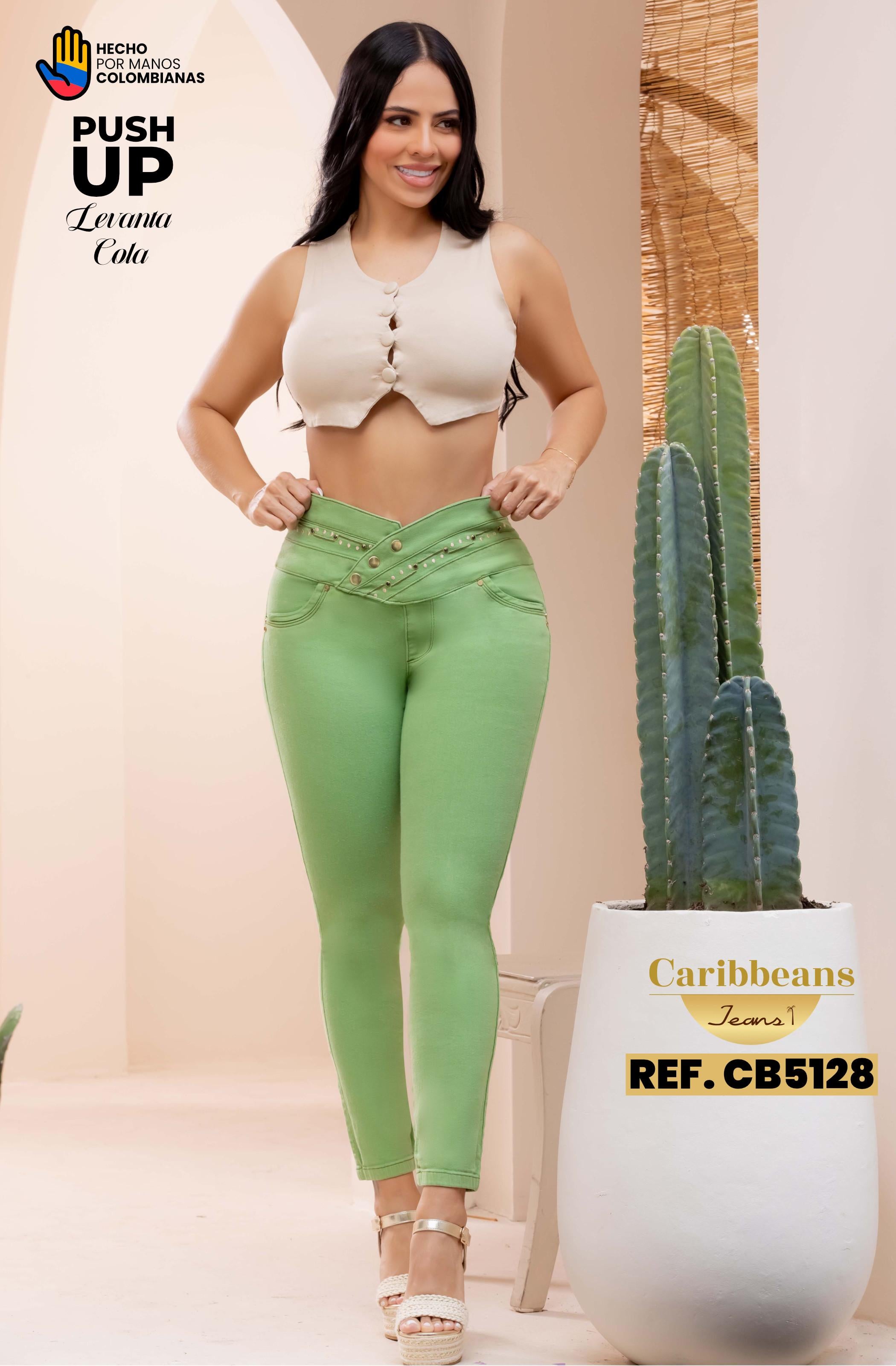 Ref. 041 -CB5128 Jean colombiano push up - Ropa Colombiana