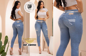 Ref. 041 -CB5153 Jeans Colombiano Push Up - Ropa Colombiana