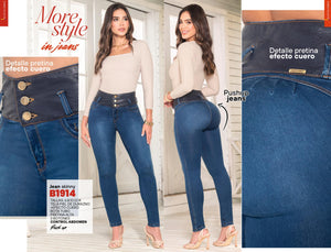 Ref. 57415520 -B1914 Jean Colombiano Push Up - Ropa Colombiana