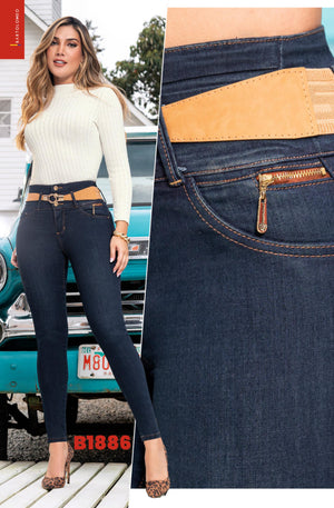 Ref. 57415520 -B1886 Jean Colombiano Push Up - Ropa Colombiana